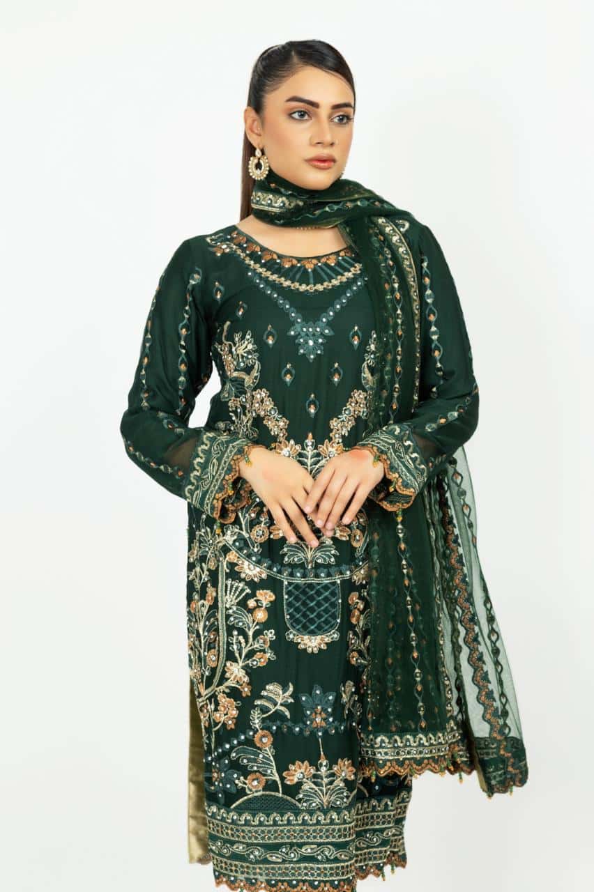 Pure China Silk Suit - AD 805 (Design 11) image 2