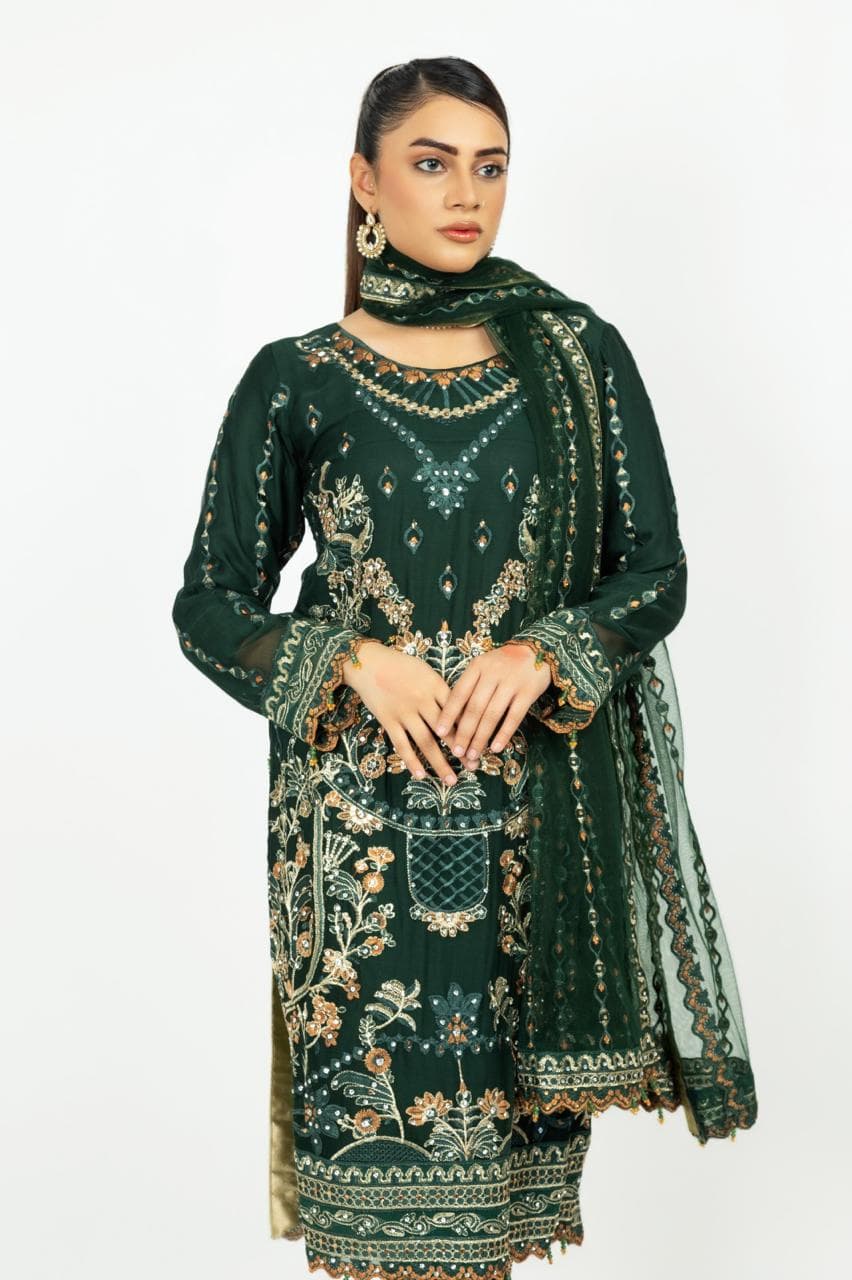 Pure China Silk Suit - AD 805 (Design 11) image 2